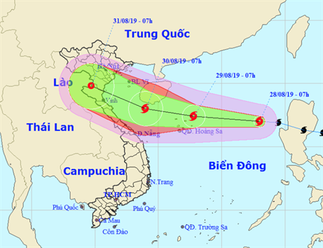 Bão số 4 liên tục mạnh thêm, hướng vào Thanh Hóa - Quảng Bình