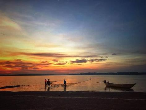 "Đời cá" hồ Trị An