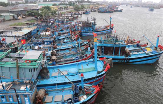 Nan giải nơi neo đậu tàu cá