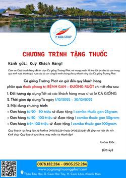 KHUYẾN MÃI CỰC SỐC: MUA CÁ TẶNG THUỐC TRỊ BỆNH GAN - ĐƯỜNG RUỘT